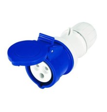 Розетка кабельная IP44 32A 2P+E 230V