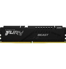 Память оперативная/ Kingston 128GB 5200MT/s DDR5 CL40 DIMM (Kit of 4) FURY Beast Black XMP