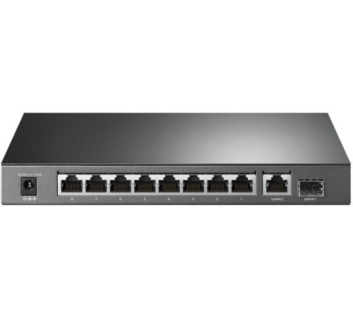 коммутатор TP-Link TL-SG1210P, 10-Port Gigabit Desktop Switch with 8-Port PoE+ 63 W