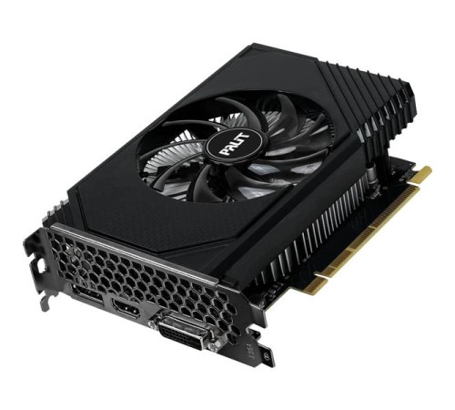 Видеокарта PALIT NE63050018JE-1072F RTX3050 STORMX 6GB GDDR6 96bit DVI HDMI DP Видеокарта PALIT NE63050018JE-1072F RTX3050 STORMX 6GB GDDR6 96bit DVI HDMI DP