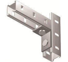 Уголок крепежный одиночный, горячеоцинкованный