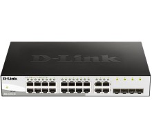 Коммутатор/ Настраиваемый L2 коммутатор, 16х1000Base-T, 4хCombo 1000Base-T/SFP, упрощенный интерфейс CLI