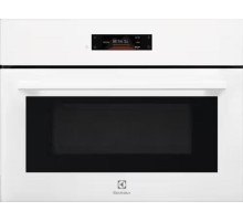 Встраиваемый духовой шкаф Electrolux/ встраиваемая, микроволны и гриль, объем 42 л, выходная мощность микроволн 1000 Вт, управление электронное, автоприготовление, авторазмораживание, цвет белый