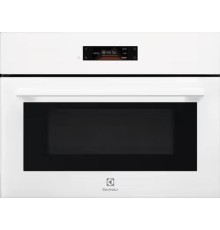 Встраиваемый духовой шкаф Electrolux/ встраиваемая, микроволны и гриль, объем 42 л, выходная мощность микроволн 1000 Вт, управление электронное, автоприготовление, авторазмораживание, цвет белый