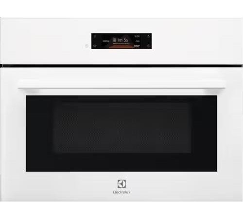 Встраиваемый духовой шкаф Electrolux/ встраиваемая, микроволны и гриль, объем 42 л, выходная мощность микроволн 1000 Вт, управление электронное, автоприготовление, авторазмораживание, цвет белый