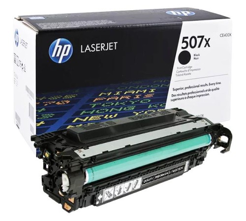 Тонер-картридж/ HP 507X Black LaserJet Toner Cartridge Тонер-картридж/ HP 507X Black LaserJet Toner Cartridge