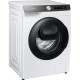 Стиральная машина Samsung/ WW5500T c Addwash, Eco Bubble, 850х600х550 мм, 9 кг, 1400, Пар, Инверторный мотор, Белый корпус/Черный люк