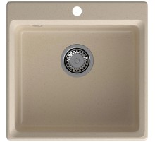 Кухонная мойка GRANFEST LV-510 cashmere 1 чаша 450*385*200, монтаж: врезной, материал: мрамор, цвет кашемир