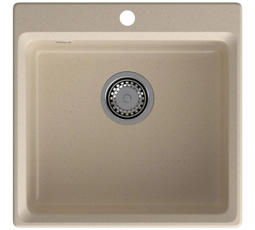 Кухонная мойка GRANFEST LV-510 cashmere 1 чаша 450*385*200, монтаж: врезной, материал: мрамор, цвет кашемир