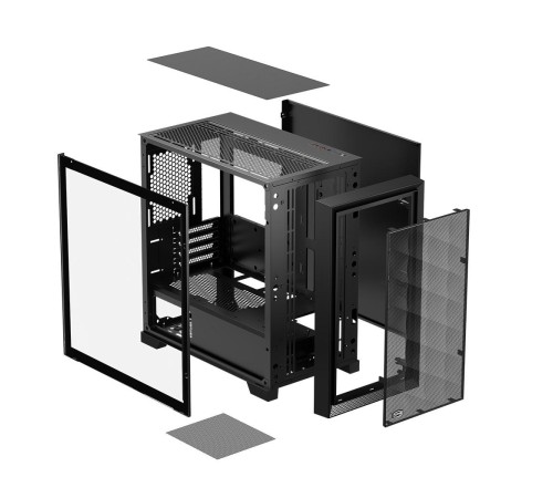 Корпус без блока питания/ Case PCCooler C3D310 BK, Mini-Tower, TG, Mesh, no fans, 2xUSB-A 3.0, mATX, mITX Black Корпус без блока питания/ Case PCCooler C3D310 BK, Mini-Tower, TG, Mesh, no fans, 2xUSB-A 3.0, mATX, mITX Black
