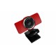 Веб-камера Genius ECam 8000 красная (Red) new package, 1080p Full HD, Mic, 360°, универсальное мониторное крепление, гнездо для штатива