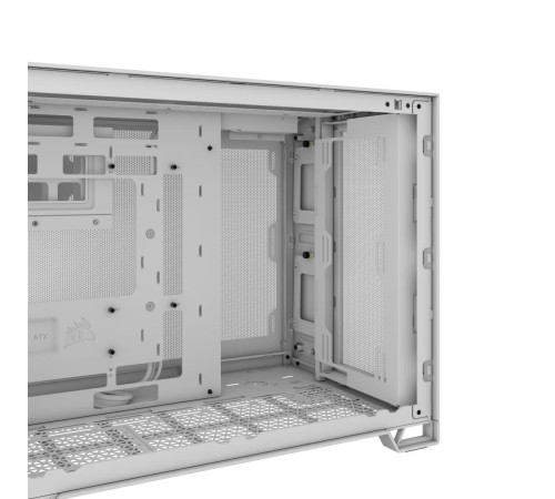 Корпус без блока питания/ Case Corsair 2500D Airflow, Midi-Tower, TG, no fan, 2xUSB-A 3.2, 1xUSB 3.2 Type-C, mATX, mITX Black