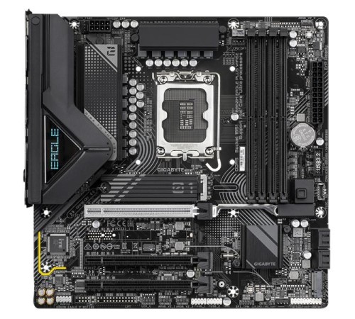 Материнская плата GIGABYTE B860 EAGLE WIFI6E, LGA1851, B860, 4*DDR5, 4*SATA, 2*M.2, 2*USB 3.2, 3*USB 2.0, 3*PCIx16, HDMI+2*DP, ATX