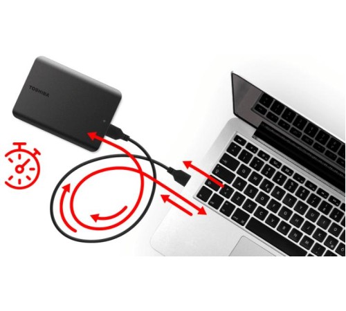 Внешний жесткий диск TOSHIBA Canvio Basics HDTB520YK3AA 2TB 2.5" USB 3.2 Gen 1 black (аналогHDTB420EK3AA) (Вскрытая упаковка) Внешний жесткий диск TOSHIBA Canvio Basics HDTB520YK3AA 2TB 2.5" USB 3.2 Gen 1 black (аналогHDTB420EK3AA) (Вскрытая упаковка)