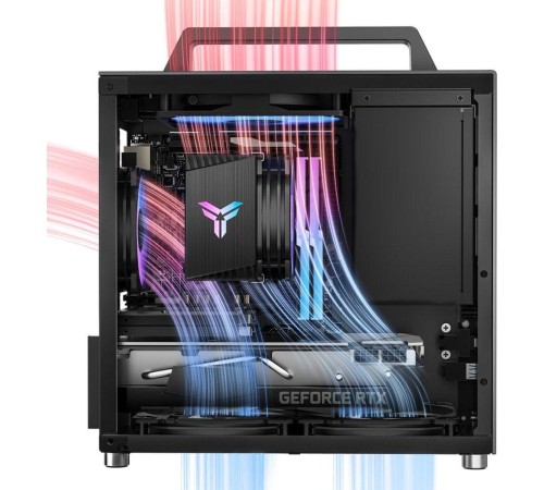 Корпус без блока питания/ Case JONSBO T8 PLUS, Mini-Tower, TG, 1x140mm, 1xUSB-A 3.2 + 1xUSB-C 3.2, mITX Black Корпус без блока питания/ Case JONSBO T8 PLUS, Mini-Tower, TG, 1x140mm, 1xUSB-A 3.2 + 1xUSB-C 3.2, mITX Black