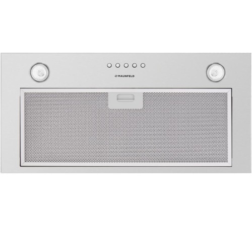 ВЫТЯЖКА MAUNFELD CROSBY SINGL 60 INOX/ Тип: полновстраиваемая, Цвет: нержавеющая сталь, Управление: кнопочное, Ширина, мм: 598, Полная потребляемая мощность, Вт: 190, Количество скоростей: 3, Максимальная производительность, м3/ч: 850, Диаметр воздуховода