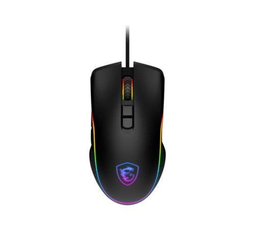 Мышь проводная Mouse MSI FORGE GM300, Wired, 118g, DPI 7200, Symmetrical design, RGB LED, black