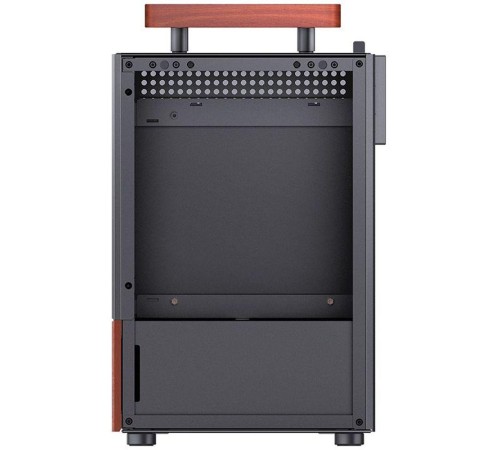 Корпус без блока питания/ Case JONSBO T6, Mini-Tower, 1x140mm, 1xUSB-A 3.0 + 1xUSB-C 3.2, mITX, wood panel + wooden handle Black Корпус без блока питания/ Case JONSBO T6, Mini-Tower, 1x140mm, 1xUSB-A 3.0 + 1xUSB-C 3.2, mITX, wood panel + wooden handle Black