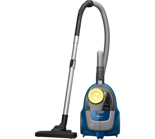 Пылесос Philips/ Пылесос Philips, безмешковый, мощность 850 Вт, 2 насадки, объем пылесборника 1.3 л, цвет синий
