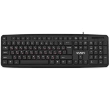 Клавиатура SVEN KB-S230 чёрная (104кл, каб. 2м)