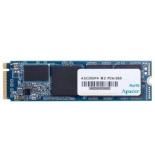 твердотельный накопитель Apacer SSD AS2280P4 512Gb M.2 2280 PCIe Gen3x4, R2100/W1500 Mb/s, 3D TLC, MTBF 1.5M, NVMe 1.3, 400TBW, Retail, 3 years (AP512GAS2280P4-1)