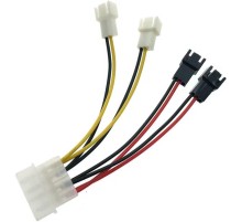 Переходник HIPER Molex/ Переходник HIPER Molex 1х4pin + 3x3pin adapter