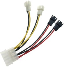 Переходник HIPER Molex/ Переходник HIPER Molex 1х4pin + 3x3pin adapter