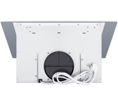 ВЫТЯЖКА HOMSAir Elf Push 60 Glass White/ наклонная, подвесная, кнопочное управление, 3 скорости, 650 м3/ч,до 25 м2, 47 Дб, светодиодное LED-освещение, ширина 60 см, высота 30 см, белый цвет