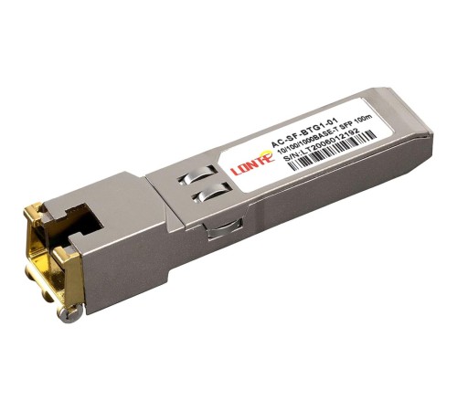 Трансивер/ 10/100/1000BASE-T copper SFP, 100m, RJ45