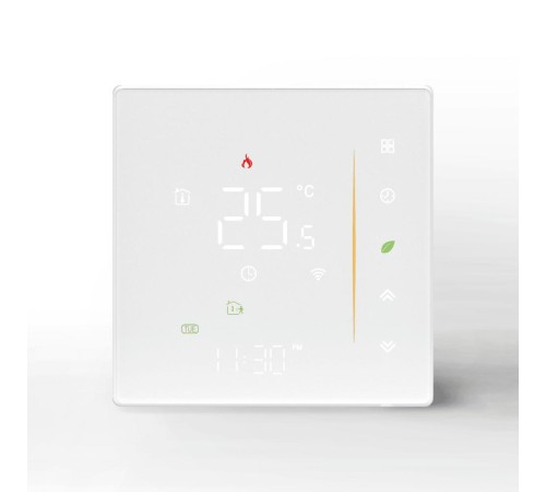 Термостат для электрических теплых полов Moes ZigBee Smart Thermostat белый модели ZHT-006 Термостат для электрических теплых полов Moes ZigBee Smart Thermostat белый модели ZHT-006