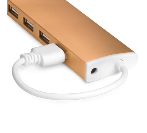 Greenconnect USB 2.0 Разветвитель GCR-UH214BR на 4 порта 0,15m , Bronze Greenconnect USB 2.0 Разветвитель GCR-UH214BR на 4 порта 0,15m , Bronze