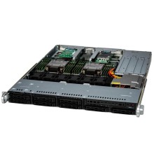 Сервер Supermicro SuperServer 1U 121C-TN2R 2x4510/ 4x32Gb/ 1xD3 S4520 480GB SATA/  2x10GbE/ SFT-DCMS-SINGLE/ 1st config