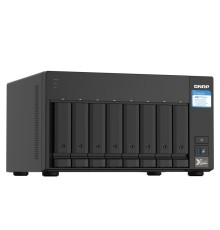 Системы хранения данных QNAP SMB QC 1,7GhzCPU/4Gb(upto16Gb)/upto 8HDD, up to 16 with TL-D800C/SATA(3,5'')/ 3xUSB3.2/1xExp.slot/2x2,5Gb 2x10Gb(SFP+)/iSCSI/1xPS/3YW TS-832PX-4G-EU-RU