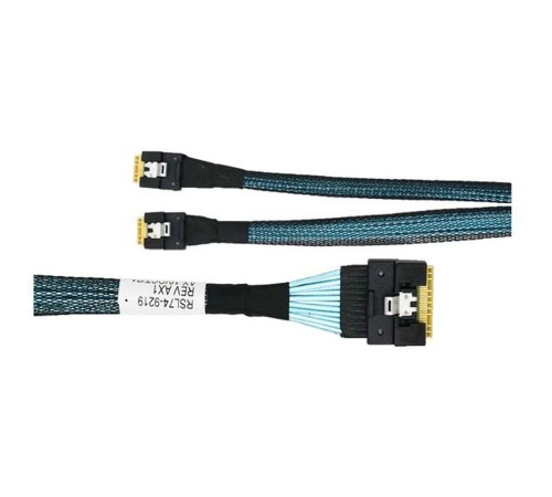 Кабель/ SFF-8654 8i/SFF-8654 4i*2-0.8M