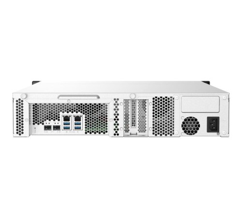 Сетевое хранилище без дисков/ SMB QNAP TS-832PXU-4G 8-Bay AL324 quad-core 1.7 GHz 2U rackmount NAS, 4GB DDR4 UDIMM RAM (max 1x16GB), SATA 6Gb/s, 2x 10GbE SFP+ LAN, 2x2.5 GbE LAN, 1x PCIe Gen2 x2 slot. W/o RAIL-B02 Сетевое хранилище без дисков/ SMB QNAP TS-832PXU-4G 8-Bay AL324 quad-core 1.7 GHz 2U rackmount NAS, 4GB DDR4 UDIMM RAM (max 1x16GB), SATA 6Gb/s, 2x 10GbE SFP+ LAN, 2x2.5 GbE LAN, 1x PCIe Gen2 x2 slot. W/o RAIL-B02