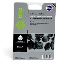 -/ Картридж струйный Cactus CS-LC1100BK черный (16мл) для Brother DCP-385c/6690cw/MFC-990/5890/5895/649
