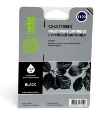 -/ Картридж струйный Cactus CS-LC1100BK черный (16мл) для Brother DCP-385c/6690cw/MFC-990/5890/5895/649