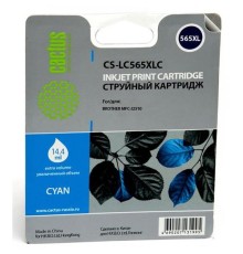 -/ Картридж струйный Cactus CS-LC565XLC голубой (14.4мл) для Brother MFC-J2510