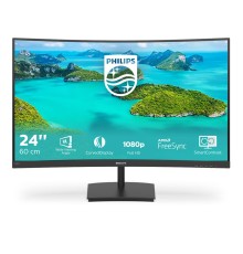 Монитор LCD 23.6'' 16:9 1920х1080(FHD) VA, Curved, nonGLARE, 75 Hz, 250 cd/m2, H178°/V178°, 3000:1, 16.7M, 4ms, VGA, HDMI, Tilt, Speakers, Black