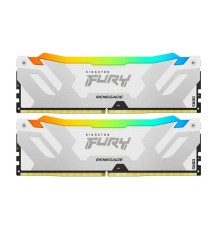 Оперативная память Kingston 32GB 8000MT/s DDR5 CL38 DIMM (Kit of 2) FURY Renegade RGB White XMP