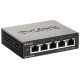Коммутатор D-Link Настраиваемый L2 коммутатор, 5х1000Base-T