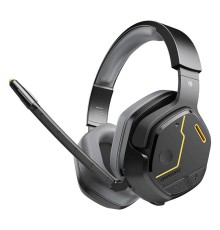 Гарнитура игровая беспроводная EH755 Black-Grey (черный/серый), подключение 2.4GHz+Bluetooth