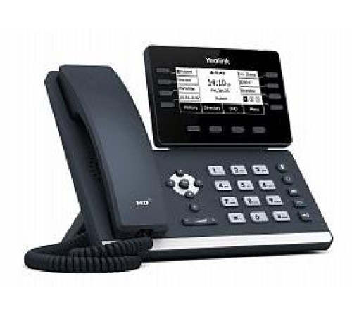 IP телефон YEALINK SIP-T53W, 12 аккаунтов, 3.7" LCD-экран 360х160, USB, Bluetooth, WiFi, GigE, без БП, шт