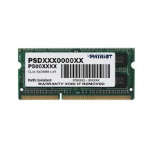 память Patriot DDR3L 4GB 1600MHz SO-DIMM SINGLE 1*4GB CL11 11-11-11 1.35V