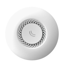 Точка доступа wi-fi MikroTik cAP with AR9533 650MHz CPU, 64MB RAM, 1xLAN, built-in 2.4Ghz 802.11b/g/n Dual Chain wireless with 2dBi integrated antenna, RouterOS L4, plastic case, PoE, PSU