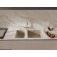 Кухонная мойка RIVELATO RIVELATO Мойка BERKANA 45 1-чаш 485*455, монтаж: универсальный, материал: кварц, цвет: темно-бежевый