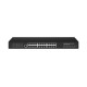 Управляемый L3 PoE коммутатор/ Управляемый L3 PoE коммутатор на 24xGE RJ-45 c PoE + 4х10G SFP+ порта. Порты: 2 x GE (10/100/1000 Base-T) с PoE (до 90W, A+B) + 22 x GE (10/100/1000 Base-T) с поддержкой PoE (IEEE 802.3af/at), 4 x 10G SFP+ Uplink. Консольный