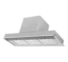 Встраиваемая вытяжка Kuppersberg/ Встраиваемая вытяжка, ширина 89.8 см, отвод/рециркуляция, 1500/1000 м3/час, электронное кнопочное управление, таймер, 3 скорости, светодиодное освещение 2х3.5 Вт, жироулавливающий фильтр, 62 дБ, цвет стальной