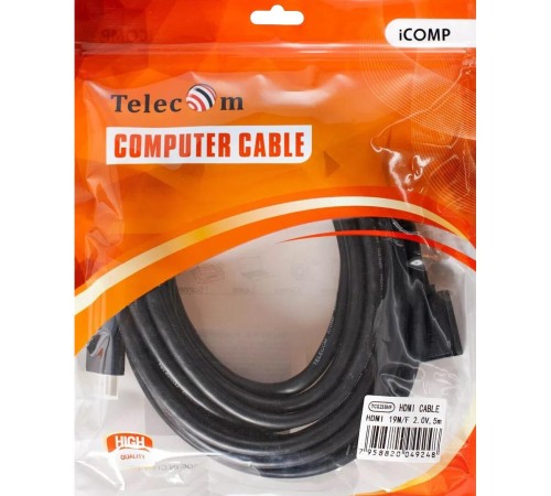 Кабель/ Кабель удлинительный HDMI-19M---HDMI-19F ver 2.0, 5m, Telecom <TCG-235MF-5M> Кабель/ Кабель удлинительный HDMI-19M---HDMI-19F ver 2.0, 5m, Telecom <TCG-235MF-5M>
