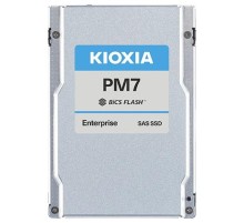 SSD накопитель KIOXIA Enterprise SSD 2,5"(SFF), PM7-R, 7680GB (7.68TB), SAS 24G (SAS-4, 22,5Gbit/s), R4200/W4100MB/s, IOPS(R4K) 720K/175K, MTTF 2,5M, 1DWPD/5Y (Read Intensive), TLC, 15mm (replace KPM61RUG7T68)